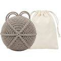 Rgdwn Crochet Hemp Cotton Hollow Wash Ball Warm Gray - Product view